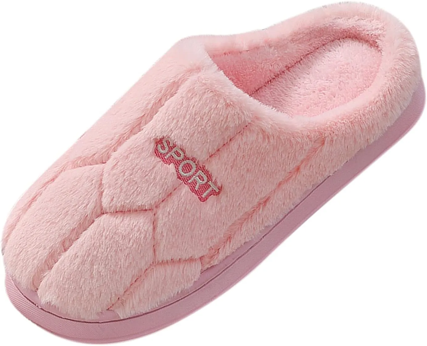 SBGMoSJ Mens Warm Fleece Cozy Slippers Winter Slippers Black House Slippers for Men Fuzzy Slippers Women Closed Toe C9 Led Christmas Lights Outdoor Gifts for Her 2023