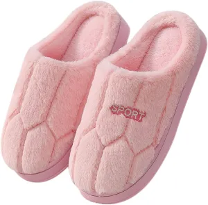SBGMoSJ Mens Warm Fleece Cozy Slippers Winter Slippers Black House Slippers for Men Fuzzy Slippers Women Closed Toe C9 Led Christmas Lights Outdoor Gifts for Her 2023