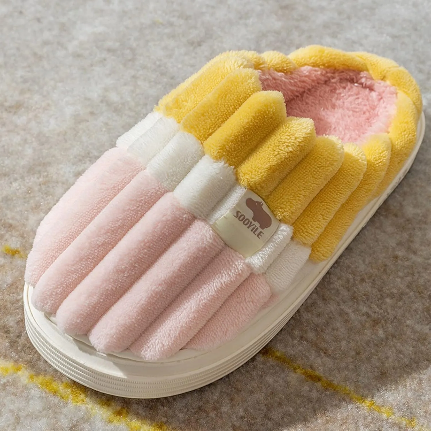 SBGMoSJ Winter Slippers Women Men Warm Anti-Slip Indoor House Shoes Winter Slipper Shoes Comfy House Slippers Womens Funny Slippers for Women Animal Christmas Gifts for Kids Gifts for Husband 2023