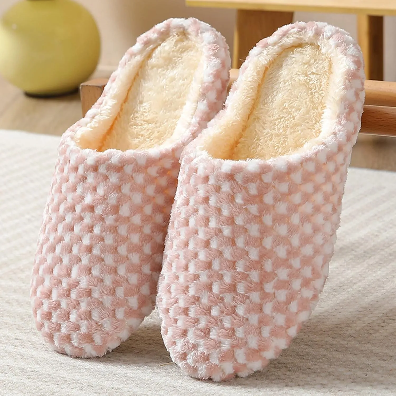 SBGMoSJ Womens House Shoes Slippers Indoor Outdoor Bedroom Shoes Winter Slipper Boots for Men Big Fluffy Slippers for Men Women Gifts for Christmas Gifts for Men 2023