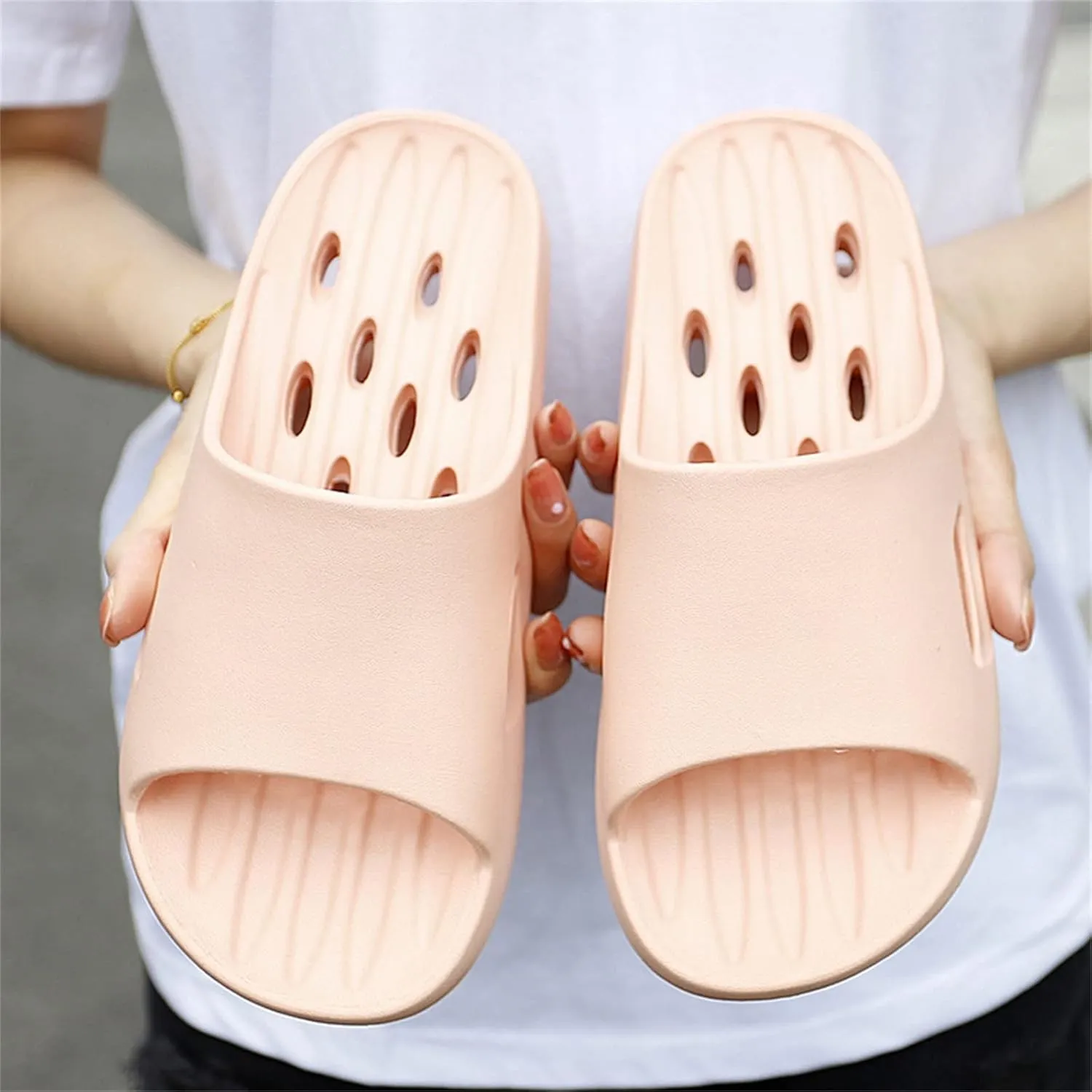 Showers Sandals Women and Men Shower Shoes Mens Bath Slippers Pillow Slippers Non Slip Dry Quickly Quick Drying