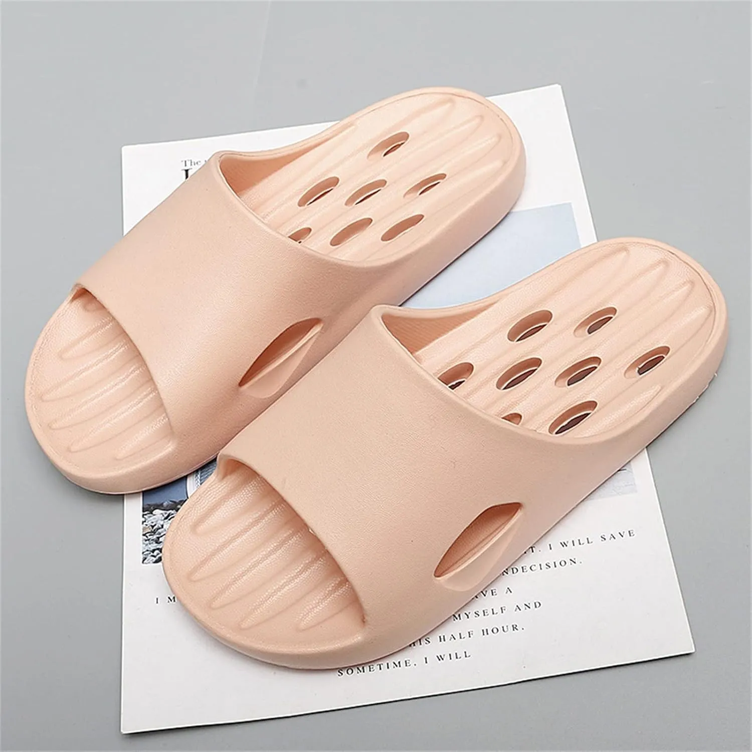 Showers Sandals Women and Men Shower Shoes Mens Bath Slippers Pillow Slippers Non Slip Dry Quickly Quick Drying