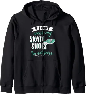 Skateboarding for Women & Girls - My Skate Shoes! Zip Hoodie