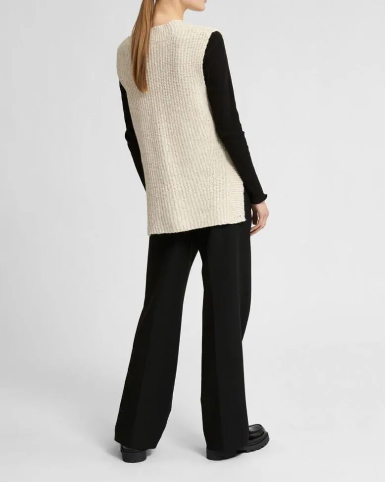 SLFRITA MW WIDE PANT | BLACK