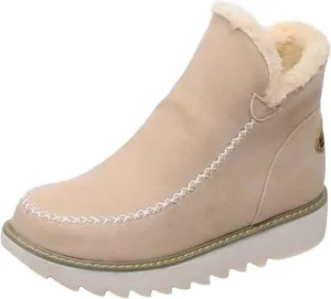 Slip on Winter Boots for Women Waterproof Womens Snow Boots Size 6.5 Wide Womens Size 10 1/2 Wide Winter Boots Winter Womens Boots Size 10 Womens Insulated Waterproof Boots Hunting
