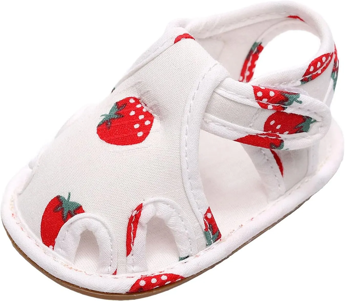 Slippers for Baby Girl Infant Toddler Shoes Soft Sole Non Slip Toddler Floor Shoes Fruit Strawberry Apparel