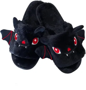 Slippers Girls 11 Kid Boys Girls Slippers Cute Bat Plush Slippers Halloween Party Indoor And Slippers Girls Size 1