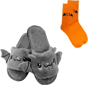 Slippers Girls 11 Kid Boys Girls Slippers Cute Bat Plush Slippers Halloween Party Indoor And Slippers Girls Size 1