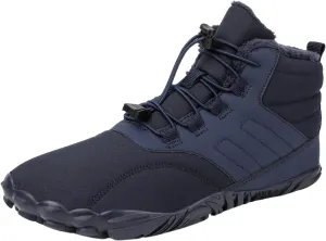 Snow Boots for Men Waterproof Winter Boots Lace Up Non Slip Warm Fur Booties Winter Casual Slip on Ankle Boots Comfortable Winter Shoes Trekking Hiking Boots