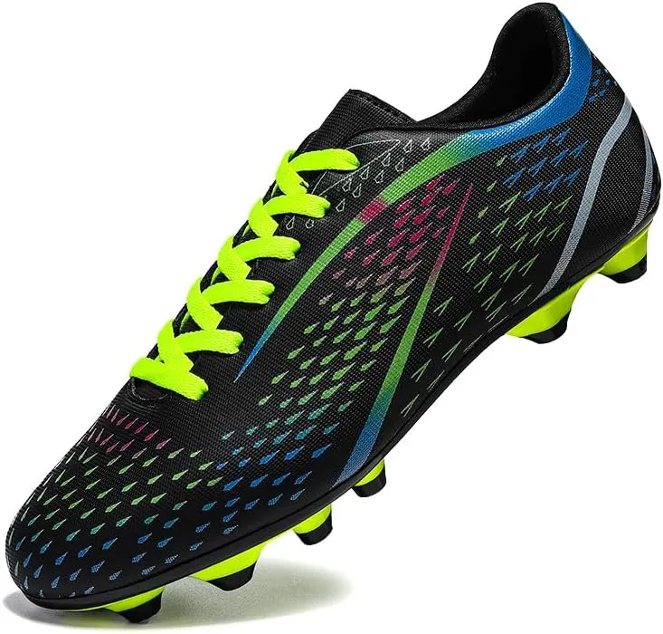 Soccer Cleats for Mens Womens Soccer Shoes High-Top Soccer Spikes Shoe Football Boots Big Boy's Training Sneaker Outdoor Indoor Running Shoes