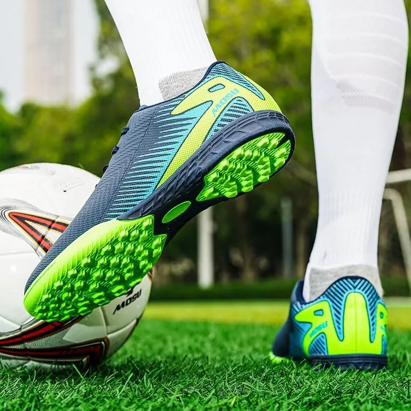 Soccer Cleats for Mens Womens Soccer Shoes High-Top Soccer Spikes Shoe Football Boots Big Boy's Training Sneaker Outdoor Indoor Running Shoes