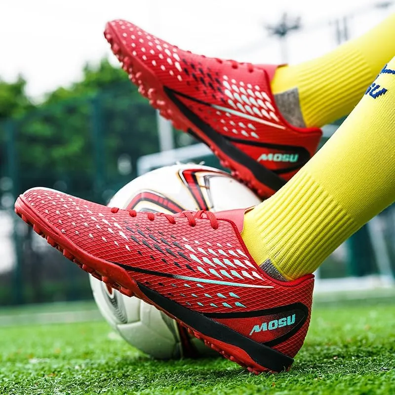 Soccer Cleats for Mens Womens Soccer Shoes High-Top Soccer Spikes Shoe Football Boots Big Boy's Training Sneaker Outdoor Indoor Running Shoes