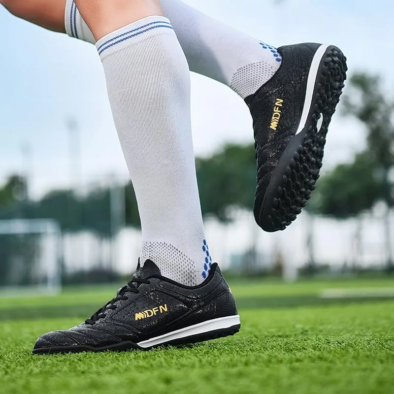 Soccer Cleats for Mens Youth AG Football Boots Outdoor Breathable Training Sneaker Shoes