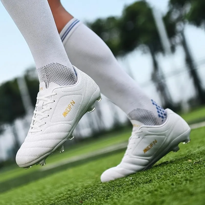 Soccer Cleats for Mens Youth AG Football Boots Outdoor Breathable Training Sneaker Shoes