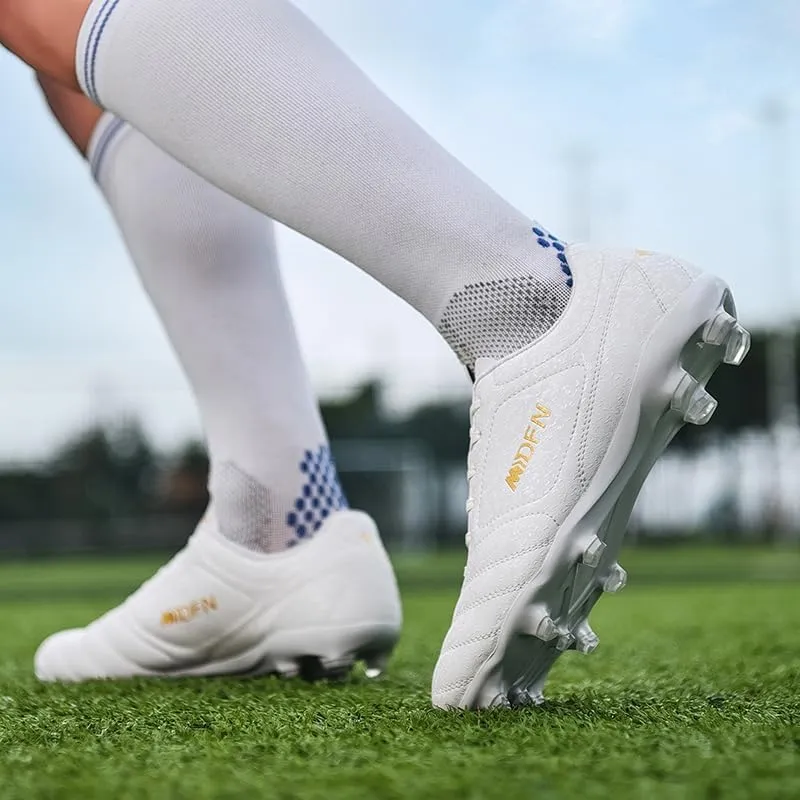 Soccer Cleats for Mens Youth AG Football Boots Outdoor Breathable Training Sneaker Shoes
