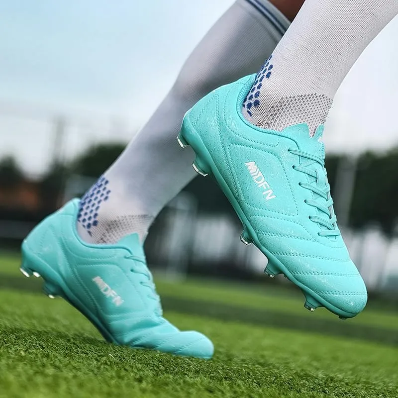 Soccer Cleats for Mens Youth AG Football Boots Outdoor Breathable Training Sneaker Shoes