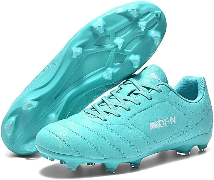 Soccer Cleats for Mens Youth AG Football Boots Outdoor Breathable Training Sneaker Shoes