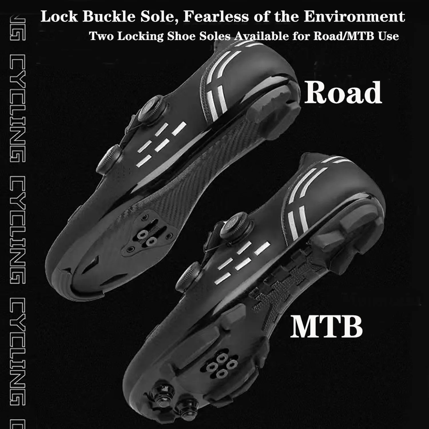 SPD-SL Men's & Women's Cycling Shoes  Road & MTB Shoes, Breathable Unisex Shoes with Click System for Road and Mountain