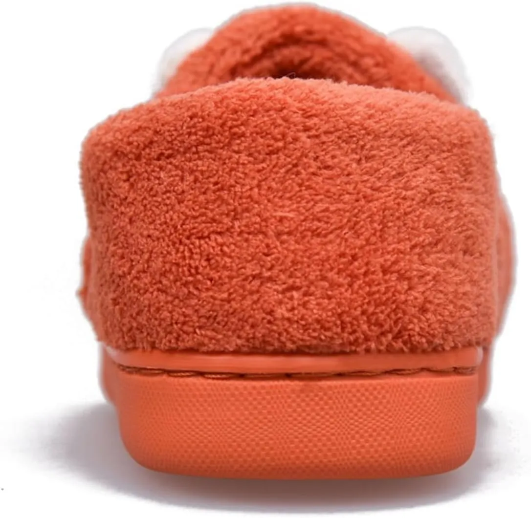 Toddler Cartoon Dinosaur Slippers Boys Girls Kids House Slide Non-Slip Warm Winter Soft Fuzzy Indoor House Shoes