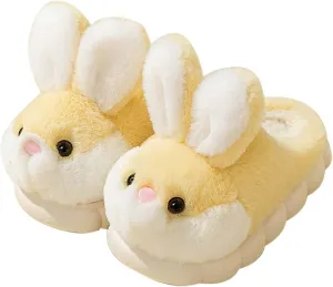 Toddler Slippers Girl Boy House Slipper Kids Rabbit Winter Warm Bunny Slippers Soft Cloud Sole Plush Indoor Shoes