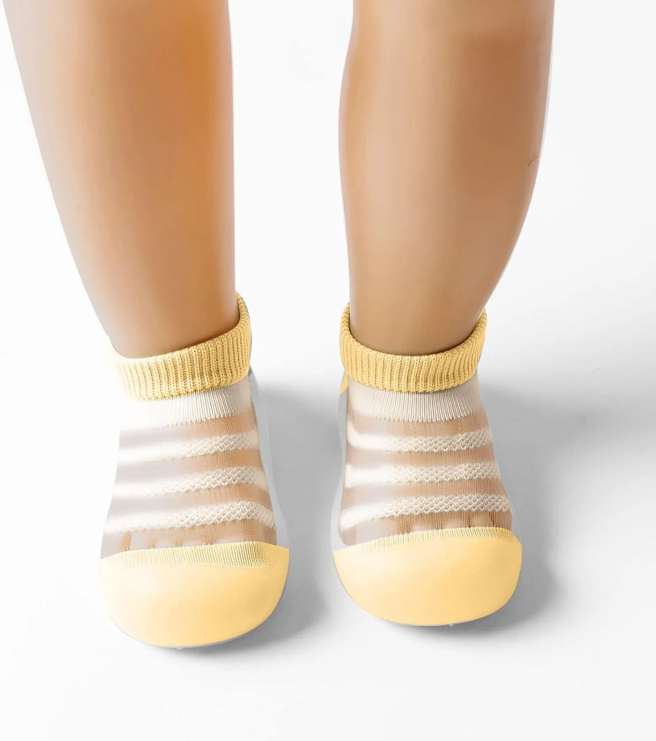 Toddler Sock Shoes for Boys Girls Barefoot Sneakers Breathable Rubber Sole Non Slip Slippers Baby First Walking Shoes