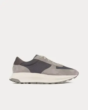 Trinity Luxe Suede Charcoal Grey / White Low Top Sneakers