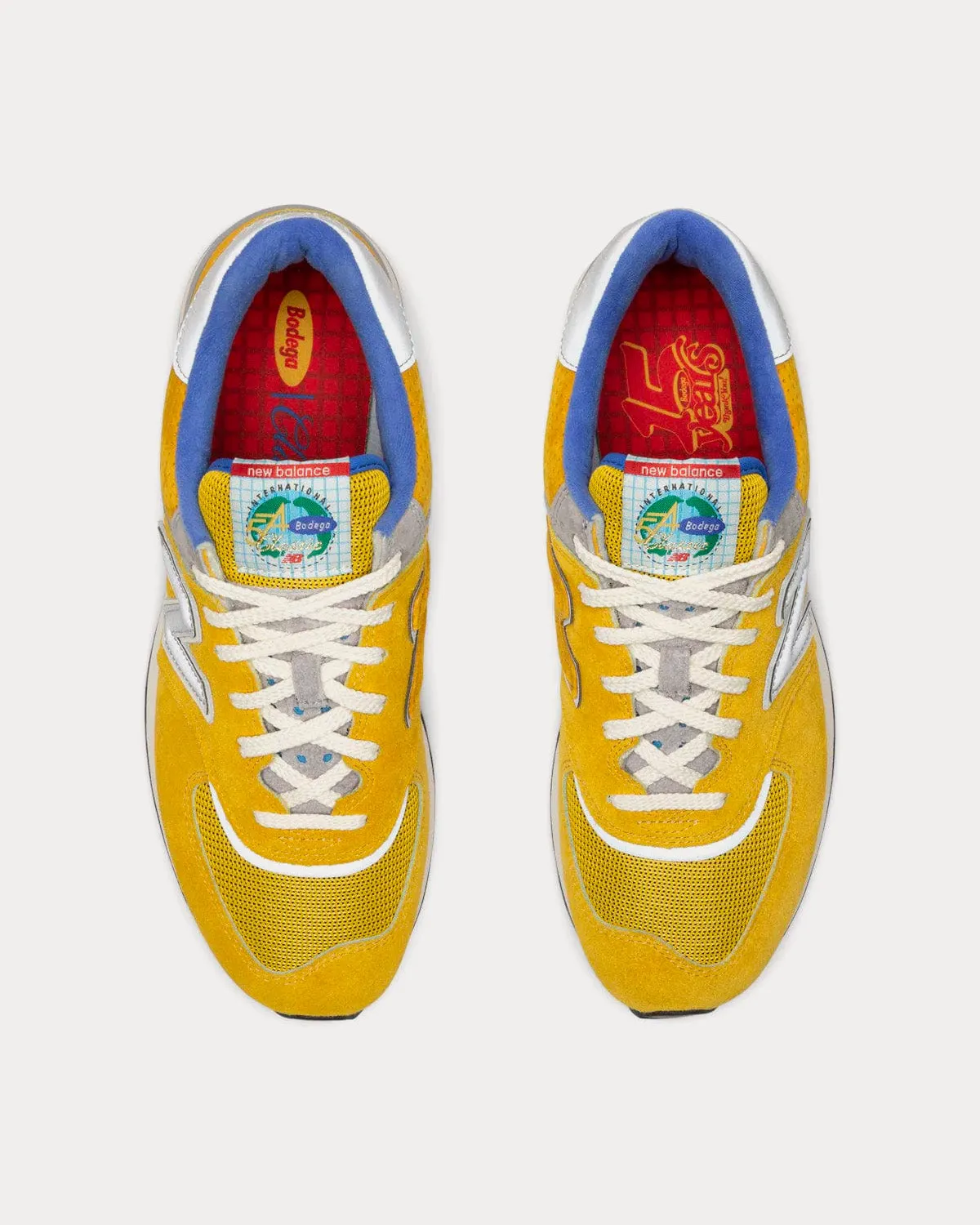 U574LGB1 "Arrival" Yellow Low Top Sneakers