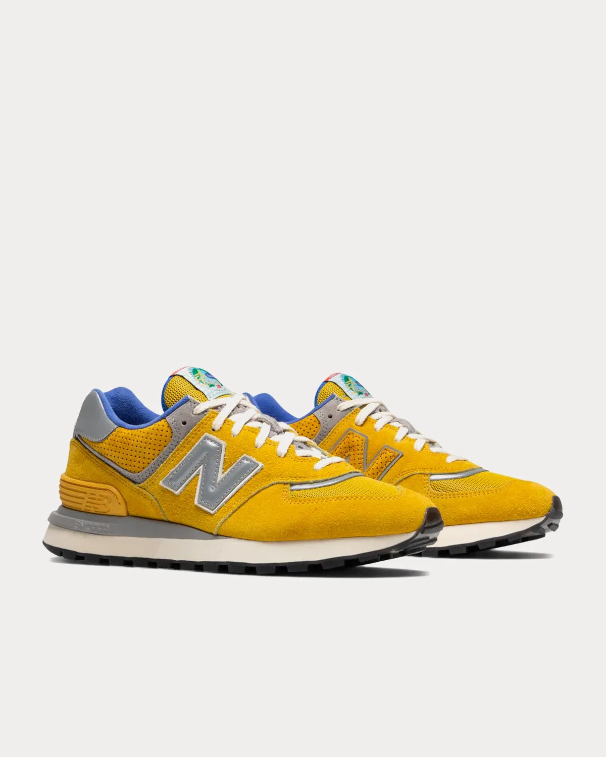 U574LGB1 "Arrival" Yellow Low Top Sneakers
