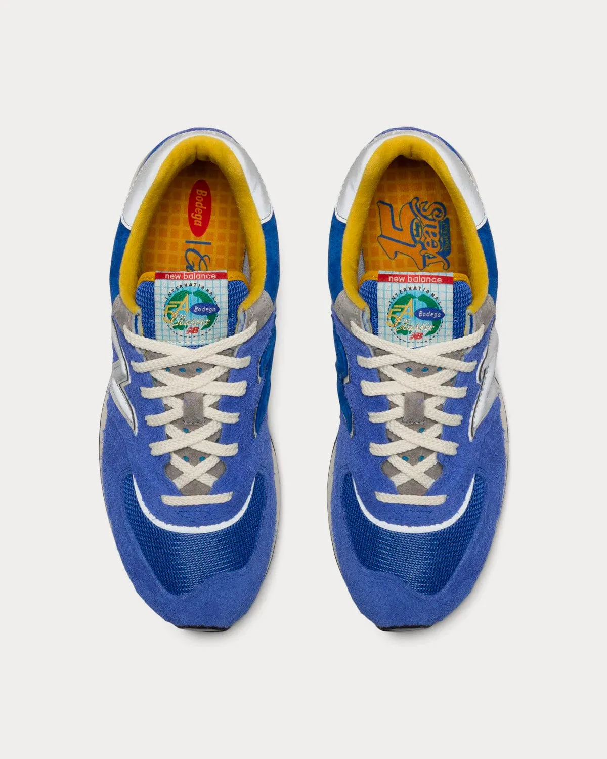 U574LGB1 "Departure" Blue Low Top Sneakers