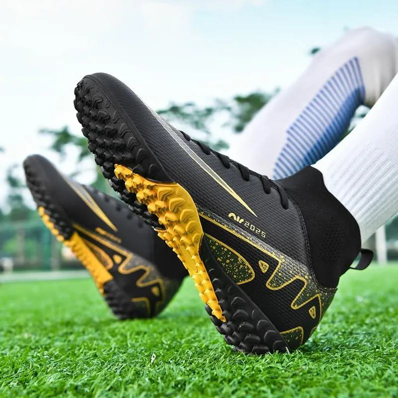 Unisex Men's and Women's Soccer Shoes, Spike Shoes for Boys, Grass Training Shoes, and Outdoor Football Shoes