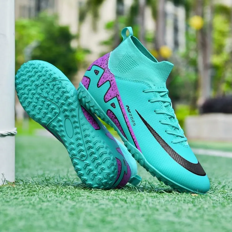 Unisex Men's and Women's Soccer Shoes, Spike Shoes for Boys, Grass Training Shoes, and Outdoor Football Shoes