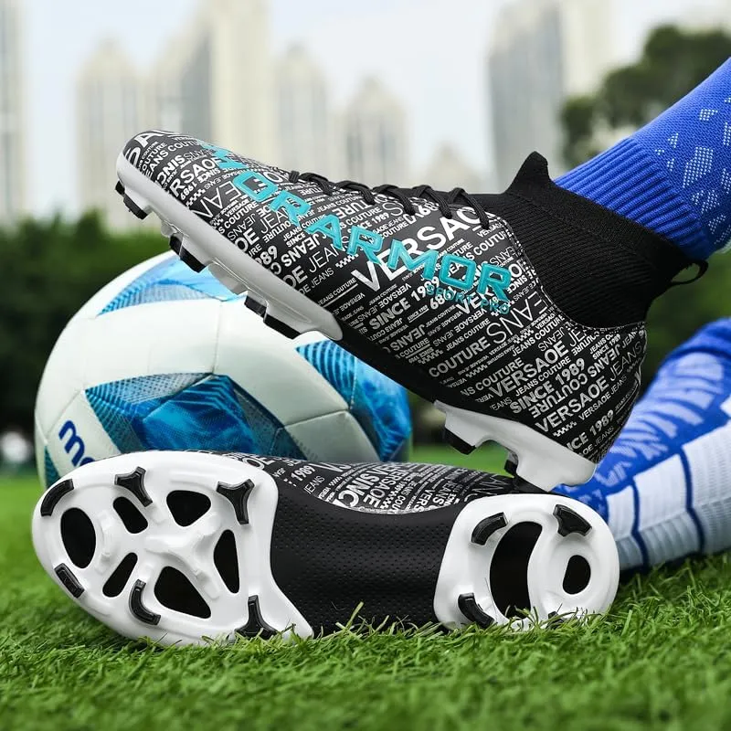Unisex Men's and Women's Soccer Shoes, Spike Shoes for Boys, Grass Training Shoes, and Outdoor Football Shoes