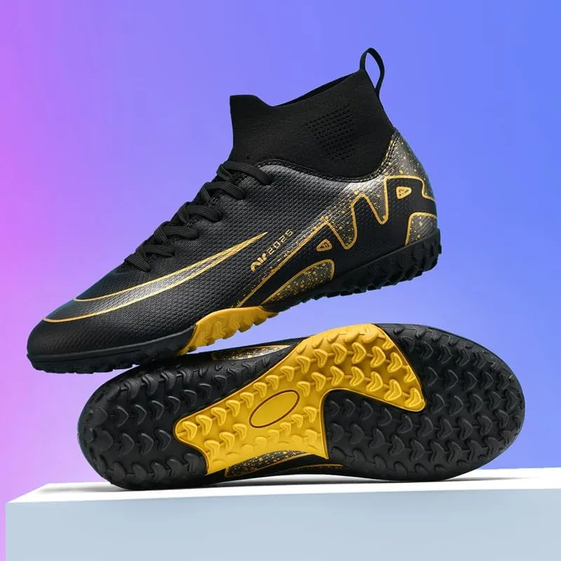 Unisex Men's and Women's Soccer Shoes, Spike Shoes for Boys, Grass Training Shoes, and Outdoor Football Shoes