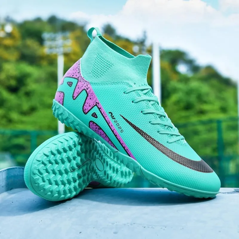 Unisex Men's and Women's Soccer Shoes, Spike Shoes for Boys, Grass Training Shoes, and Outdoor Football Shoes
