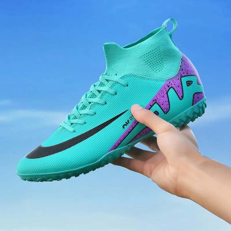 Unisex Men's and Women's Soccer Shoes, Spike Shoes for Boys, Grass Training Shoes, and Outdoor Football Shoes