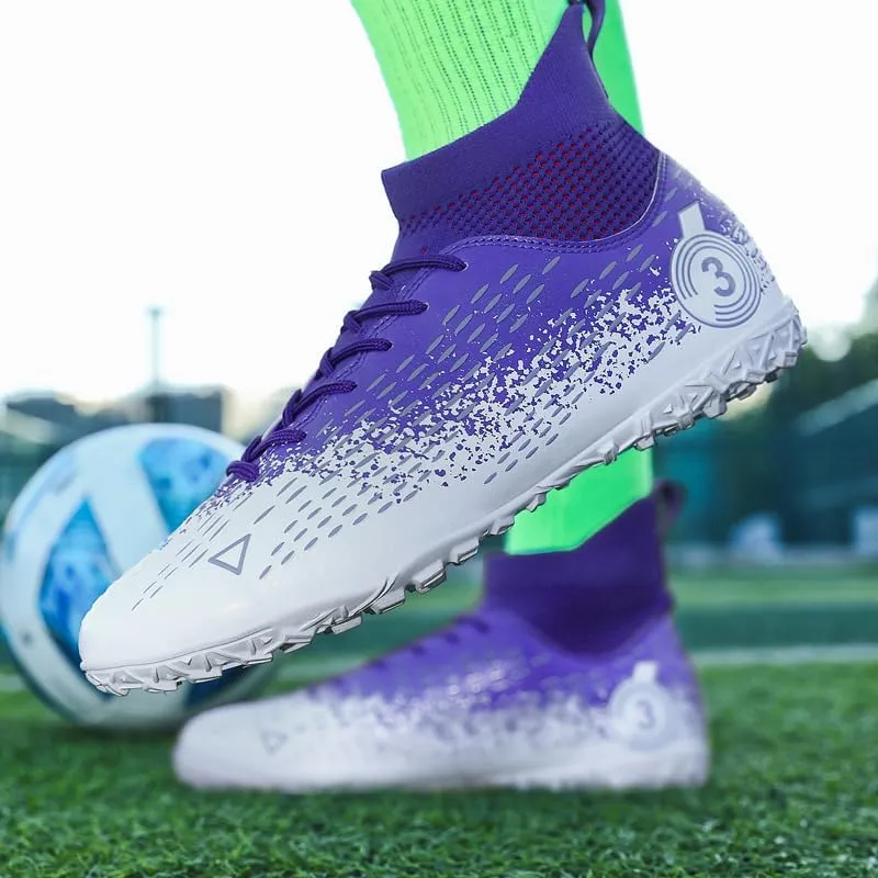 Unisex Men's and Women's Soccer Shoes, Spike Shoes for Boys, Grass Training Shoes, and Outdoor Football Shoes