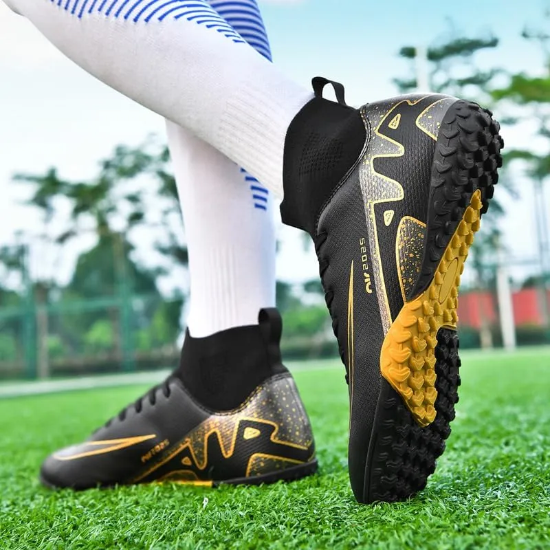 Unisex Men's and Women's Soccer Shoes, Spike Shoes for Boys, Grass Training Shoes, and Outdoor Football Shoes