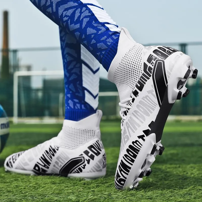 Unisex Men's and Women's Soccer Shoes, Spike Shoes for Boys, Grass Training Shoes, and Outdoor Football Shoes