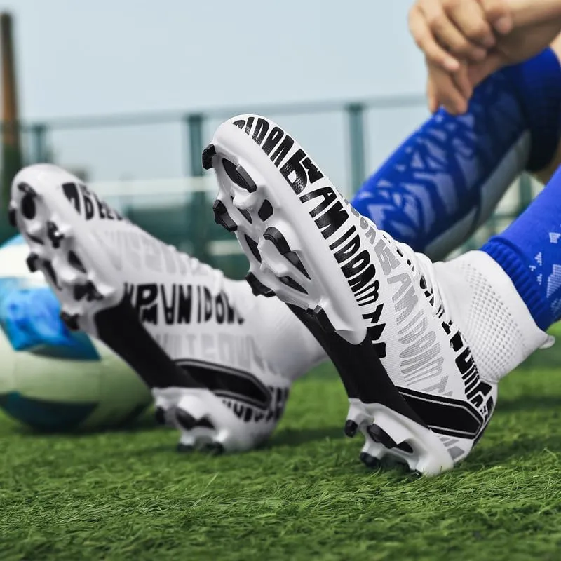 Unisex Men's and Women's Soccer Shoes, Spike Shoes for Boys, Grass Training Shoes, and Outdoor Football Shoes