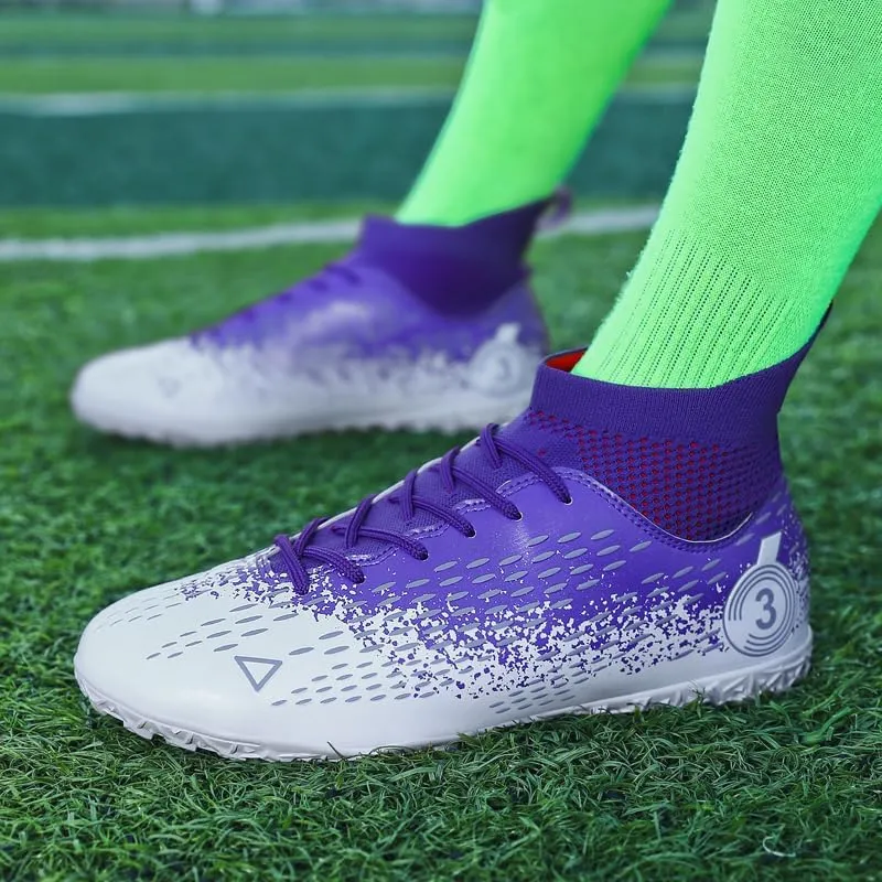 Unisex Men's and Women's Soccer Shoes, Spike Shoes for Boys, Grass Training Shoes, and Outdoor Football Shoes