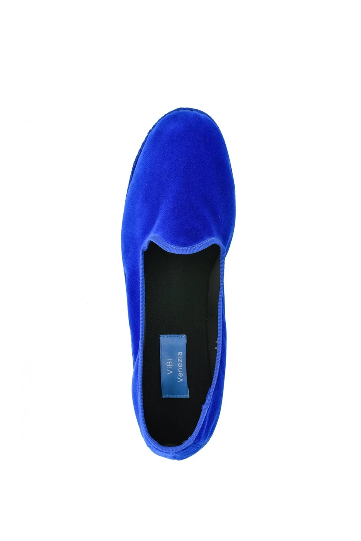 Venetian Velvet Slippers - Lapislazzuli