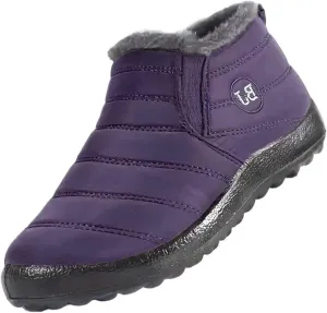 Winter Boots for Women Shoes for Women Plush Ankle Boots Waterproof Boots Lightweight Comfortable Ladies Shoes