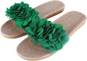 Women Dressy Beach Flip Flops Comfortable Flat Slides Sandals Casual Platform Thong Sandals Indoor Outdoor Soft Slippers