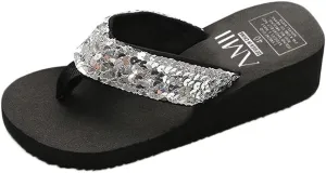 Women's Arch Support Flip Flops Comfort Walking Summer Beach Thong Sandals Breathable Casual Slippers