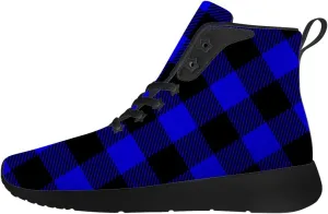 Women's Men's Plaid Shoes High Top Sneakers Running Waking Shoes Gifts for Mom Dad
