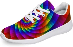 Women's Men's Psychedelic Shoes Tennis Running Shoes Abstract Art Sneakers Gifts for Mom Dad