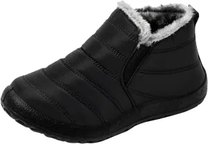 Womens Snow Boots Waterproof Insulated Pull on Womens Lightweight Hiking Snow Boots Womens Snow Boots Wide Calf Boots for Snow Women Botas Bajitas Elegantes De Mujer Para El Frio