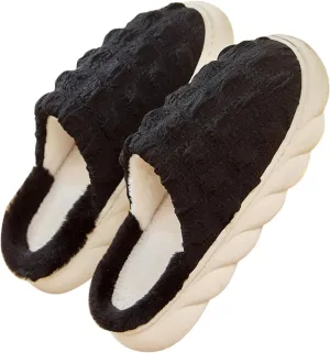 Womens Winter Slippers with Arch Support Winter House Slippers Mens Winter Slippers for Men Wide Feet Plush Slippers for Women Soft Fuzzy Christmas Shower Curtains for Bathroom Gifts for Husband 2023