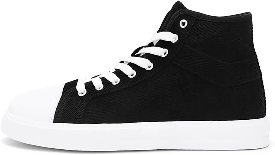 YYSPR Unisex's Fashion High Top Classic Canvas Sneakers Casual Lace Up Athletic Comfort Walking Shoes
